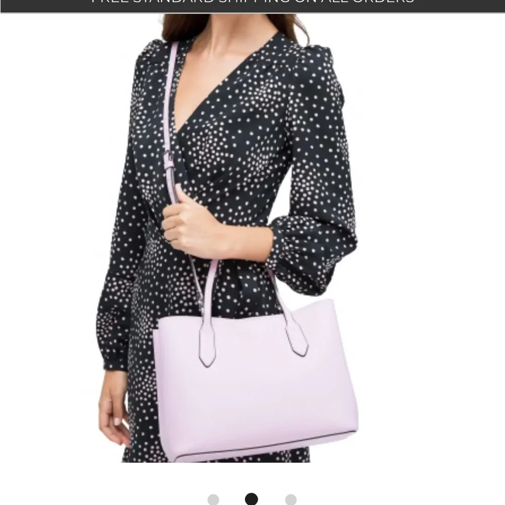 ✨💜 Kate Spade Crossbody New York Bleecker Tote-Lavender 💜✨ - Picture 4 of 5